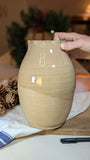 Large Scalloped Vase